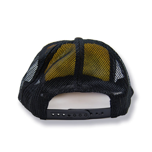 BLUE BARREL TRUCKER HAT